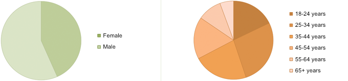 Ad click demographics